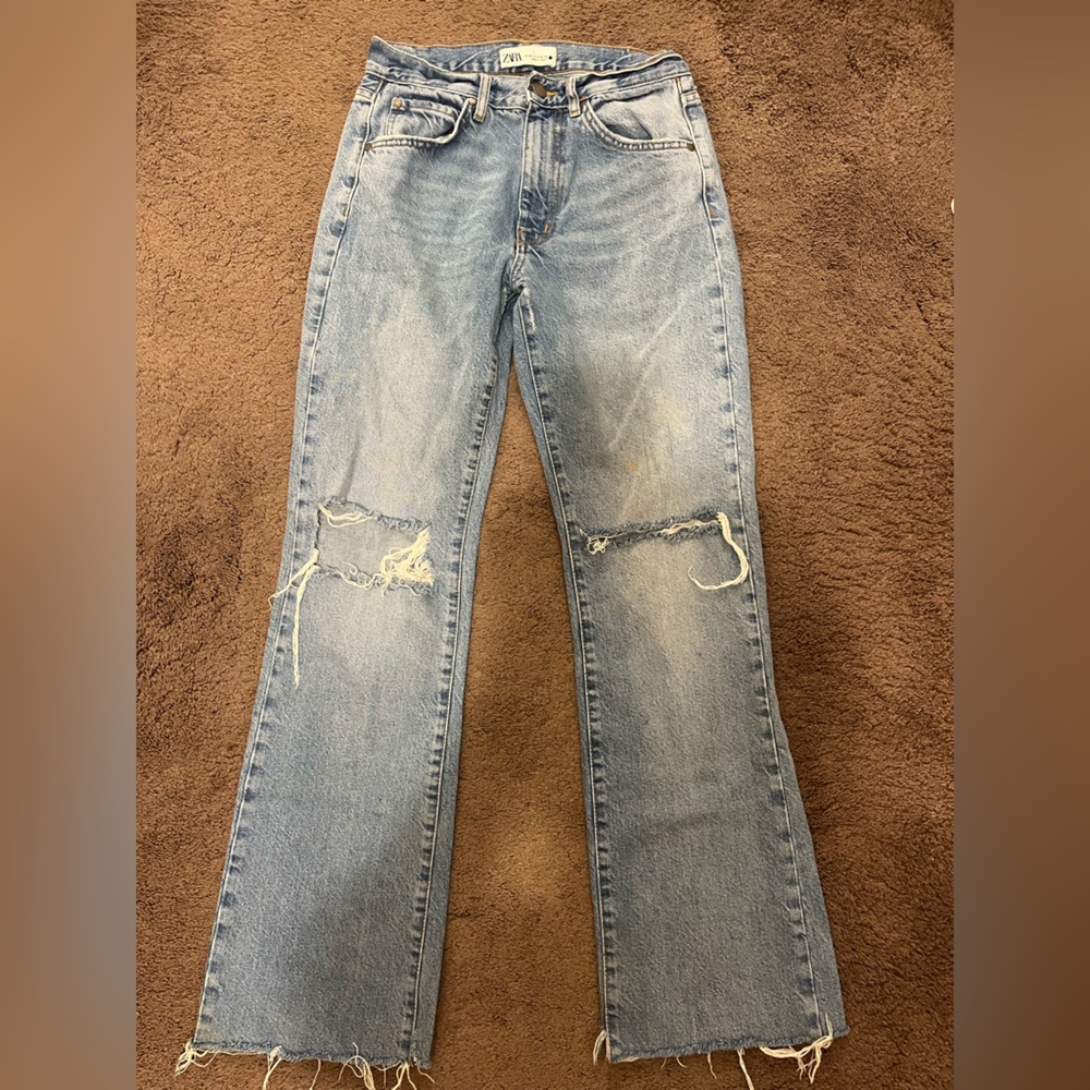 Zara Light Blue Denim Jeans